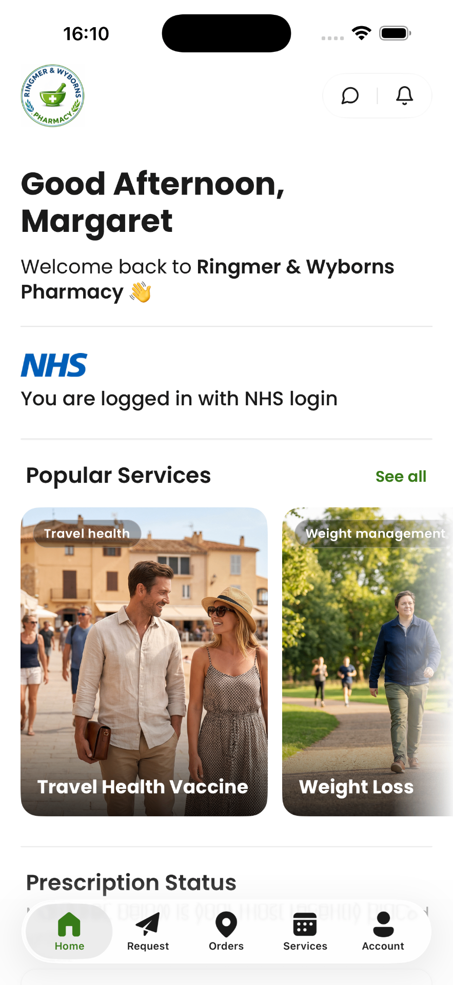 Ringmer Pharmacy app preview